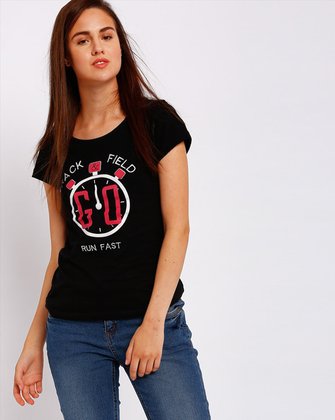 Ajio Superdry Denim Shirt Womens Team Spirit T Shirts Women